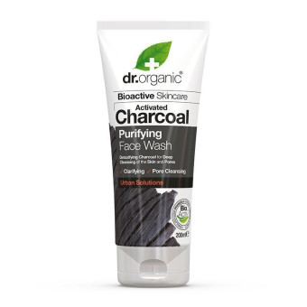 Tonifiant Bio pentru curatarea fetei cu carbune activ Dr.Organic 200ml