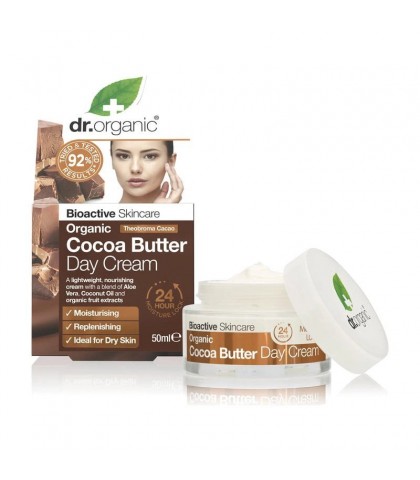 Crema de zi Bio Unt de Cacao Dr.Organic 50ml