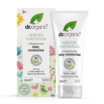 Crema hidratanta 24 ore Bio Galbenele pentru bebelusi Dr.Organic 50ml