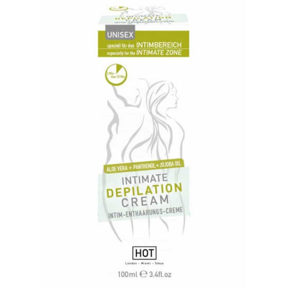 Crema Depilatoare Pentru Zona Intima Hot 100ml