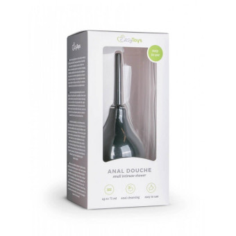 Irigator mic clisma Easytoys negru 13,7cm
