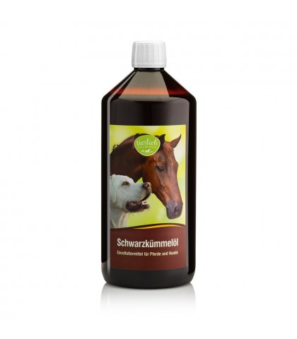 Ulei din seminte de chimen negru pentru caini si cai Sanct Bernhard 1000 ml (100% pur)