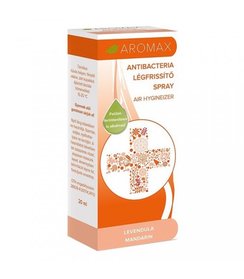 Spray antibacterian de camera, Aromax, lavanda/mandarina, 20 ml