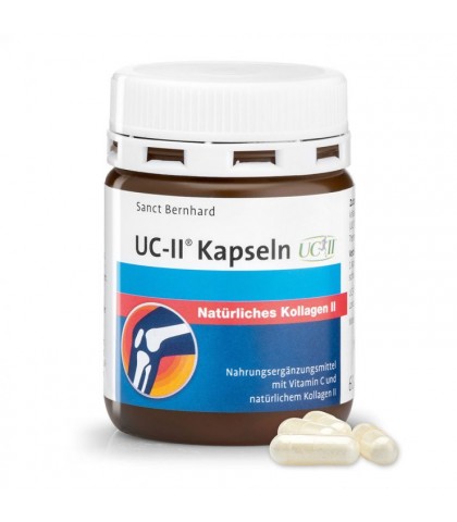 Capsule colagen UCII + vitamina C Sanct Bernhard 60 buc