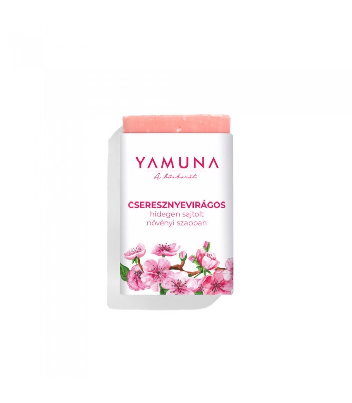 Sapun presat la rece floare de cires Yamuna 110 g
