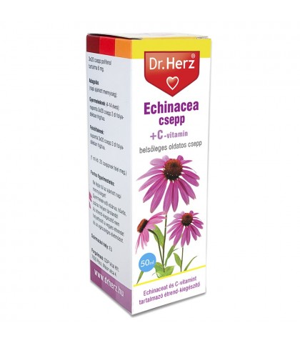 Picaturi echinacea + vitamina C Dr Herz 50 ml