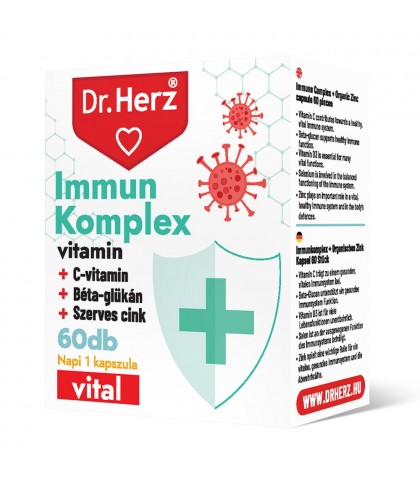 Capsule multivitamine pentru imunitate Dr Herz 60 buc