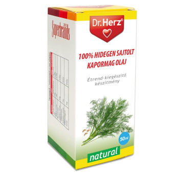 Ulei din seminte de marar 100% presat la rece Dr Herz 50 ml