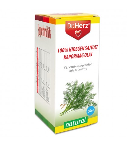 Ulei din seminte de marar 100% presat la rece Dr Herz 50 ml