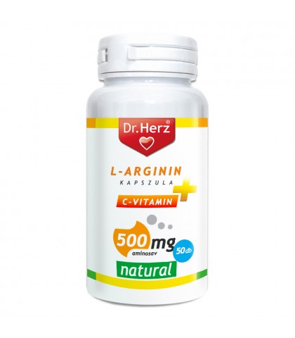 Capsule L-arginina + vitamina C 500 mg Dr Herz 50 buc