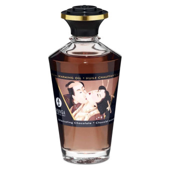 Ulei de masaj cu efect de incalzire SHUNGA cu aroma de ciocolata 100 ml