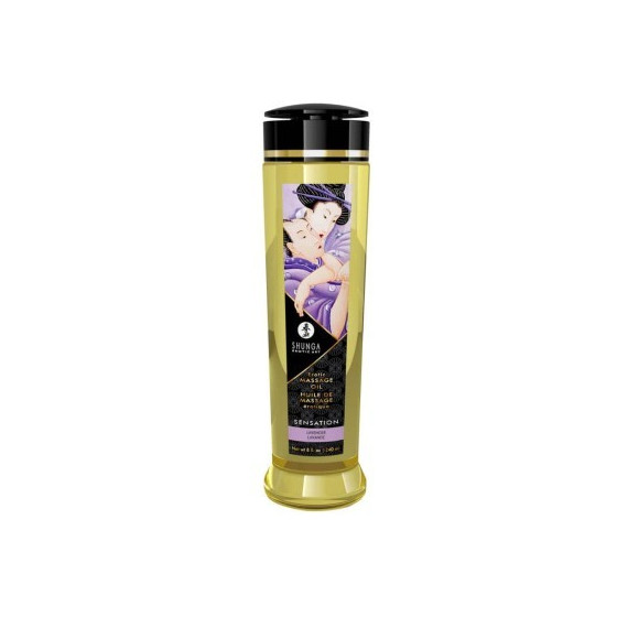 Ulei de masaj erotic cu aroma de lavanda Shunga 240 ml