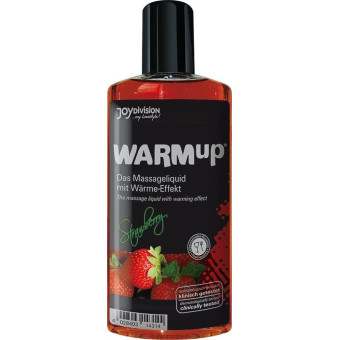Ulei Masaj Erotic WarmUp Capsuni cu efect de incalzire 150 ml