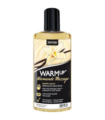 Ulei Masaj Erotic WarmUp vanilie cu efect de incalzire 150 ml