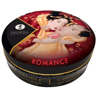 Lumanare masaj Shunga cu aroma de capsuni 30 ml