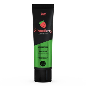 Lubrifiant pe baza de apa Intt cu aroma capsuni 100 ml