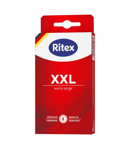 Prezervative Extra Large Ritex XXL lubrifiate 8 buc