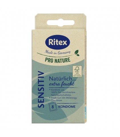Prezervative Ritex Pro Nature Sensitiv 8 buc
