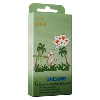 Prezervative pentru intarzierea ejacularii Amor Wild Dreams 12 buc