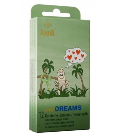 Prezervative pentru intarzierea ejacularii Amor Wild Dreams 12 buc