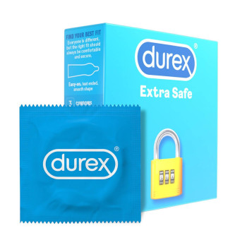 Prezervative Durex Extra Safe 3 buc