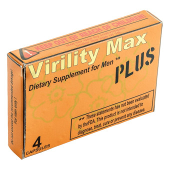 Capsule pentru potenta Virility Max Plus 4 capsule