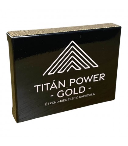 Capsule crestere potenta Titan Power Gold 3 buc