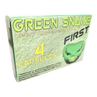 Capsule pentru potenta Green Snake First 4 buc
