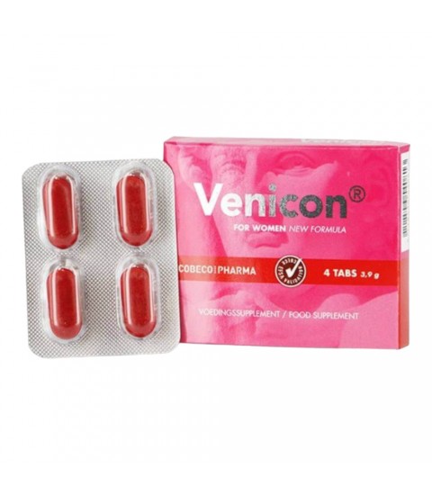 Capsule afrodisiace pentru femei Venicon 4 buc