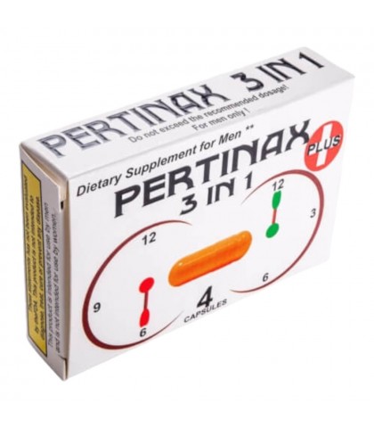 Capsule pentru potenta Pertinax 3 in 1 4 buc