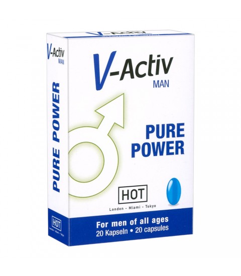 Pastile pentru erectie si potenta HOT V-Active ™ 20 buc