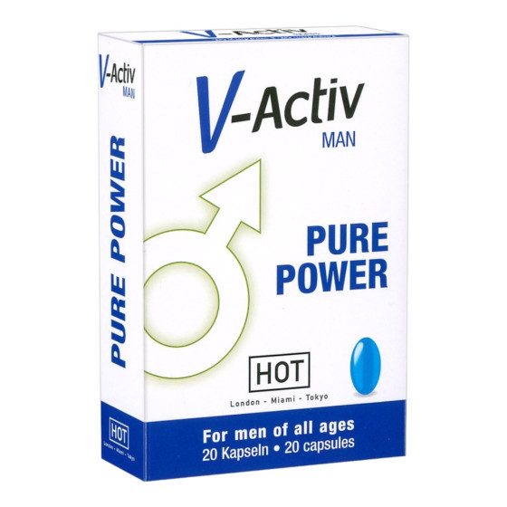 Pastile pentru erectie si potenta HOT V-Active ™ 20 buc