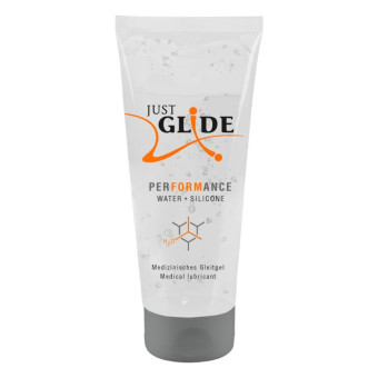 Lubrifiant pe baza de apa si silicon Just Glide Performance 200 ml