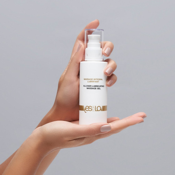 Lubrifiant si ulei de masaj YESforLOV Allover 100 ml