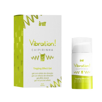 Gel stimulator cu vibratii si efect de incalzire Intt Caipirinha 15 ml