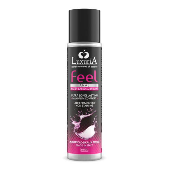 Lubrifiant anal pe baza de apa LuxuriA Feel 60 ml