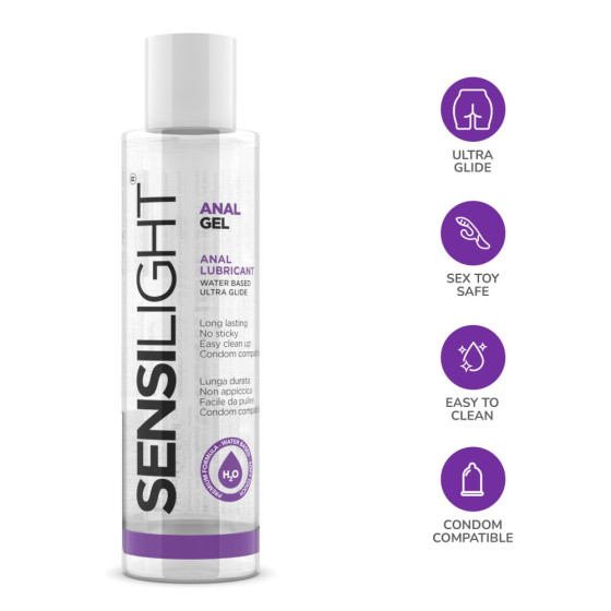 Lubrifiant anal pe baza de apa Sensilight 150 ml
