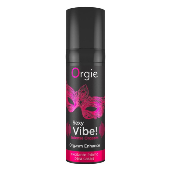 Gel stimulator cu vibratii unisex Orgie Sexy Vibe Intense Orgasm 15 ml
