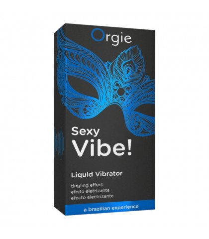Gel stimulator cu vibratii unisex Orgie Sexy Vibe 15 ml