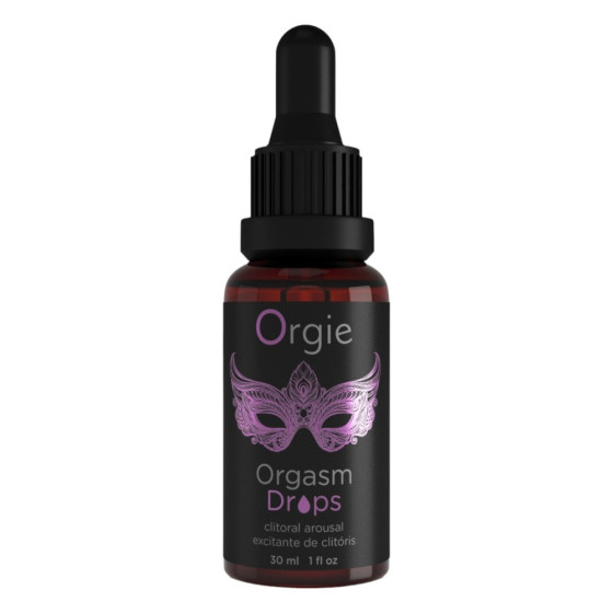 Ser stimulator clitoridian Orgie Orgasm Drops mov 30 ml