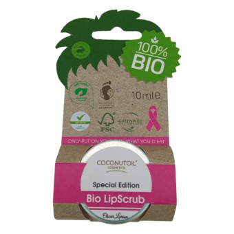Exfoliant pentru buze 100% bio Coconut Oil 10 ml