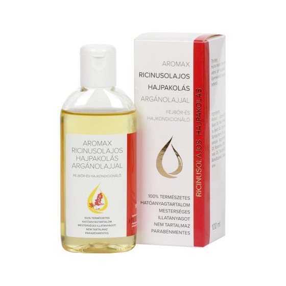 Masca de par cu ulei de ricin Aromax 100 ml | bioplanetshop.ro