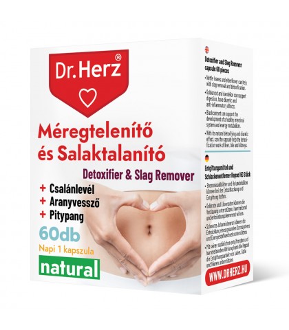 Capsule vegane pentru detoxifiere si curatare Dr Herz 60 buc