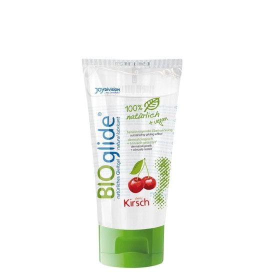 Lubrifiant vegan pe baza de apa cu aroma de cirese Bioglide 80 ml