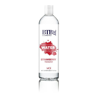 Lubrifiant pe baza de apa BTB cu aroma de capsuni 250 ml