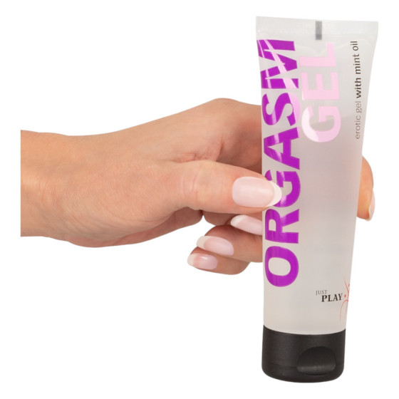 Gel intim pentru femei cu ulei de menta Just Play Orgasm gel  80 ml
