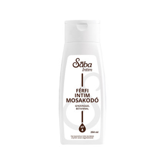 Gel igiena intima cu ginseng si fara parfum pentru barbati Saba 250 ml