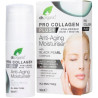 Crema de fata hidratanta anti-imbatranire cu perle negre Dr Organic Pro Colagen Plus 50 ml
