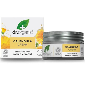 Crema hidratanta Bio cu galbenele organice Dr.Organic 50ml