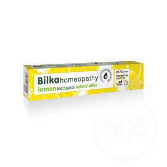Pasta de dinti Bilka Homeopathy Lemon Whitening cu Xylitol 75ml